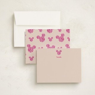 This is a blush personalized stationery thank you cards with standard by CDesignbychen called you make the class shimmer printing on signature in 4.25x5.5