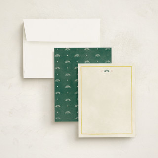 This is a island citrus personalized stationery thank you cards with standard by Pixel and Hank called coastal drift printing on signature in 4.25x5.5