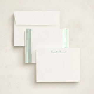 This is a clover personalized stationery thank you cards with standard by Megan Davis called winslow printing on signature in 4.25x5.5