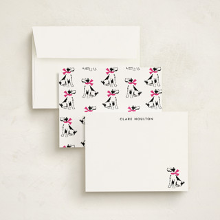 This is a turf personalized stationery thank you cards with standard by Megan Davis called pawfect printing on signature in 4.25x5.5
