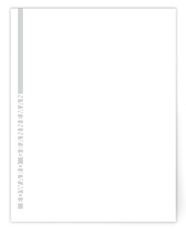 Minimal Personalized Stationery