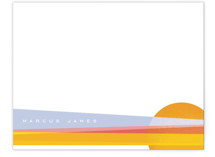 This is a yellow mothers day gifts stationery by Erin German called Desert Sunset with standard printing on signature in 4.25x5.5.