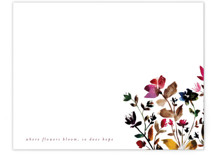 This is a red mothers day gifts stationery by Kiana Lee called island wildflowers no.6 with standard printing on signature in 4.25x5.5.