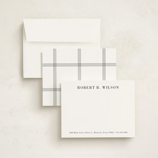 This is a charcoal personalized stationery thank you cards with standard by Megan Davis called resume printing on signature in 4.25x5.5