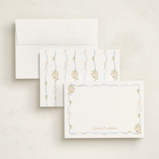 This is a daphne personalized stationery thank you cards with standard by Creo Study called cottagecore printing on signature in 5x7