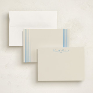 This is a hydrangea personalized stationery thank you cards with standard by Megan Davis called winslow printing on signature in 5x7