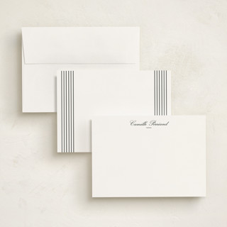 This is a ink personalized stationery thank you cards with standard by Megan Davis called winslow printing on signature in 5x7