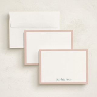 This is a cotton candy personalized stationery thank you cards with standard by Ani Somi called crayon writing printing on signature in 5x7
