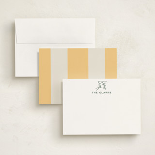 This is a sorbetto personalized stationery thank you cards with standard by Megan Davis called campania printing on signature in 5x7