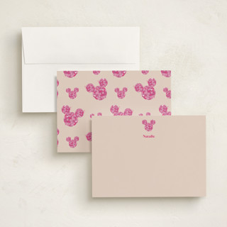 This is a blush personalized stationery thank you cards with standard by CDesignbychen called you make the class shimmer printing on signature in 5x7