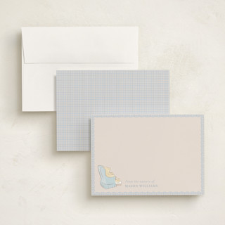 This is a sky personalized stationery thank you cards with standard by Sabrin Deirani called disney winnie the pooh printing on signature in 5x7