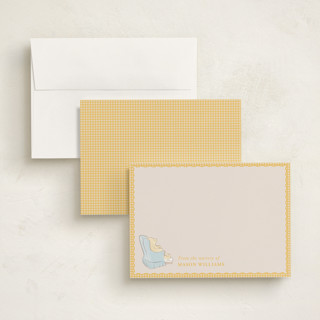 This is a daffodil personalized stationery thank you cards with standard by Sabrin Deirani called disney winnie the pooh printing on signature in 5x7