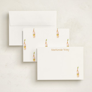 This is a tajín personalized stationery thank you cards with standard by Baumbirdy called ranch water (add-on) printing on signature in 5x7
