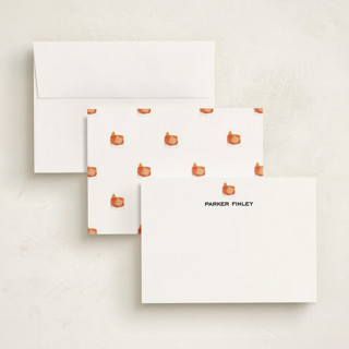 This is a on the rocks personalized stationery thank you cards with standard by Baumbirdy called negroni printing on signature in 5x7