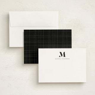 This is a ice personalized stationery thank you cards with standard by chocomocacino called sigma printing on signature in 5x7