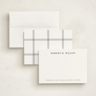 This is a charcoal personalized stationery thank you cards with standard by Megan Davis called resume printing on signature in 5x7