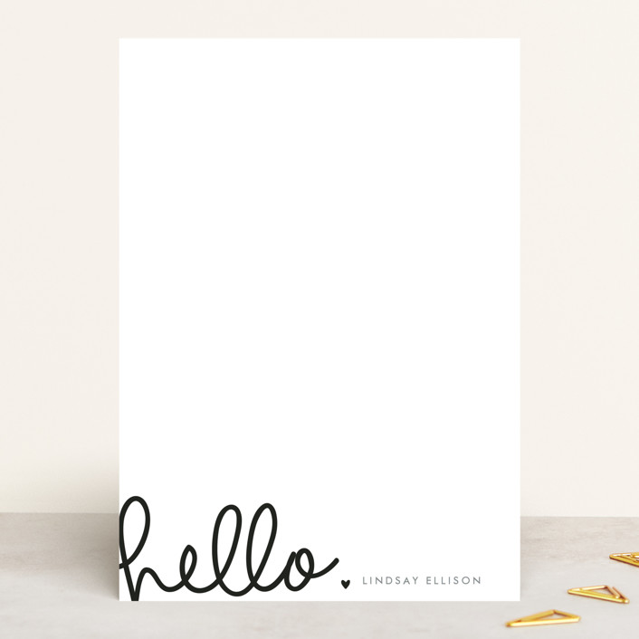 Handwritten Hello