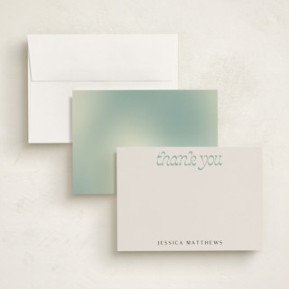 This is a daydream personalized stationery thank you cards with standard by Lissabeth Anglin called nomads printing on signature in 5x7