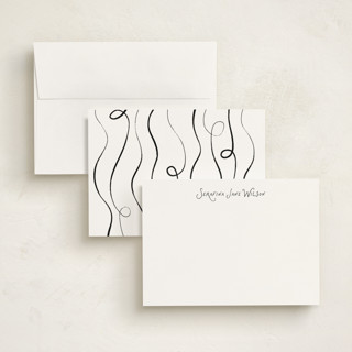 This is a ink personalized stationery thank you cards with standard by Kelly Watkins called nostalgic printing on signature in 5x7