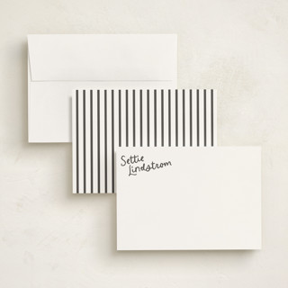 This is a ink personalized stationery thank you cards with standard by Megan Davis called settie printing on signature in 5x7