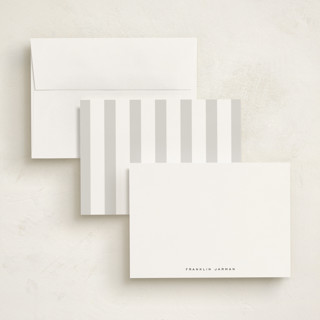 This is a snow personalized stationery thank you cards with standard by Sara Hicks Malone called jarman printing on signature in 5x7