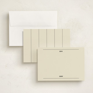 This is a ink personalized stationery thank you cards with standard by Jen Ramsey called note pad printing on signature in 5x7