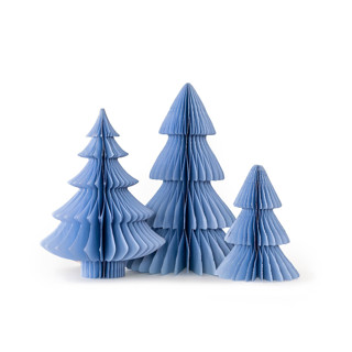 This is a blue party decorations by Jollity and Co called wedgewood tree honeycomb set in standard
