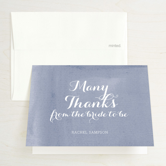 simply baby bridal shower thank you cards by penelope poppy minted simply baby bridal shower