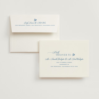 This is a coral bridal shower thank you cards with standard by Erin German called preppy printing on strathmore in standard