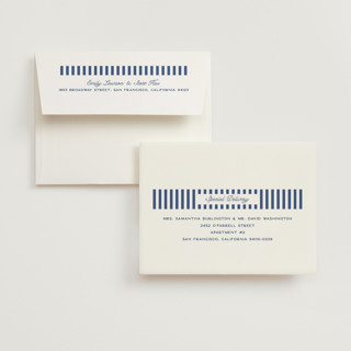 This is a ocean bridal shower thank you cards with standard by Owl and Toad called veracruz printing on strathmore in standard