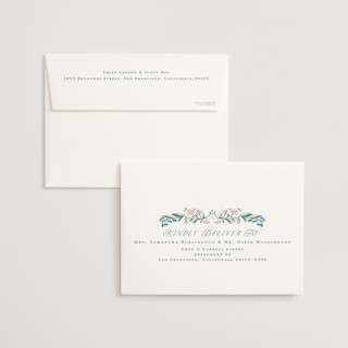 This is a evergreen bridal shower thank you cards with standard by Petra Kern called book cover printing on strathmore in standard