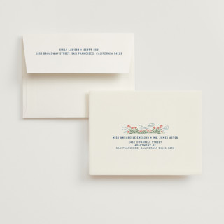 This is a ketchup bridal shower thank you cards with standard by Paper Sun Studio called backyard bbq printing on strathmore in standard