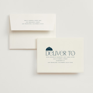 This is a water bridal shower thank you cards with standard by Heather Schertzer called i do bbq grill printing on strathmore in standard