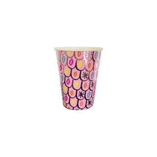 This is a pink party decorations by MA FÊTE called mermaid cups, pink - pack of 8 in standard