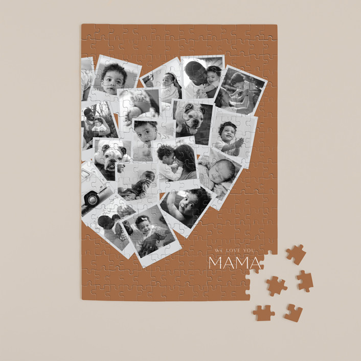 Mama Collage Heart