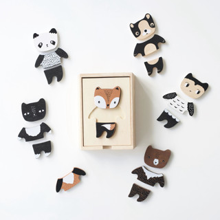 This is a natural home decor by Wee Gallery called wee gallery mix & match animal tiles in standard