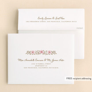 This is a rosado kids thank you cards with standard by Paper Sun Studio called quinceañera party dress printing on strathmore in standard