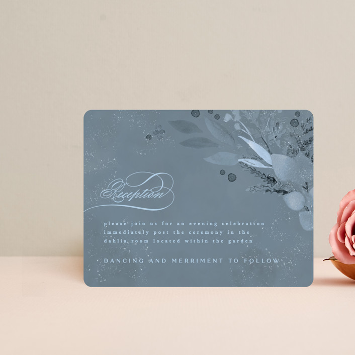 "Wonderful Tonight" - Reception Cards in Neptune by Creo Study.
