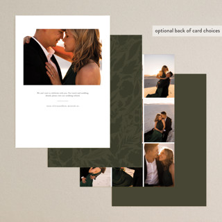 This is a autumn rehearsal dinner invitations with standard by Kate Ahn called poetique printing on signature in standard