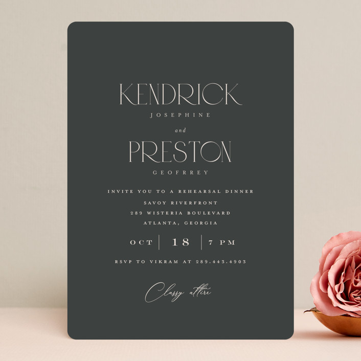 sables Rehearsal Dinner Invitations by Minted