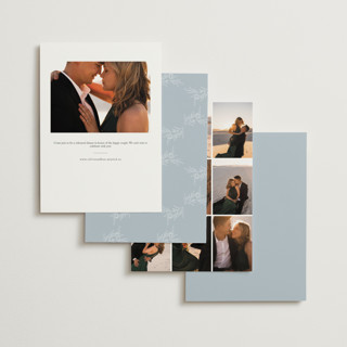 This is a porcelain rehearsal dinner invitations with standard by Jennifer Postorino called initial printing on signature in standard