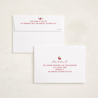 This is a apple rosh hashanah cards with standard by Creo Study called pomegranate pattern printing on recycled smooth signature in standard