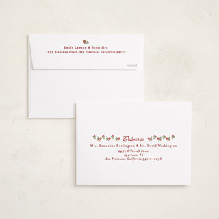 This is a candied apple rosh hashanah cards with standard by Creo Study called sweet vintage textile printing on recycled smooth signature in standard
