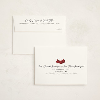 This is a evergreen rosh hashanah cards with standard by Jamie Alexander called shana tova printing on signature in petite