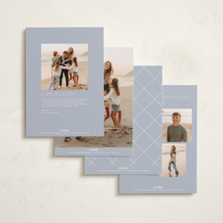 This is a snow rosh hashanah cards with standard by Ashley Rosenbaum called prosperous printing on recycled smooth signature in petite