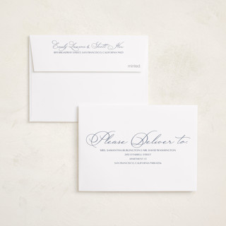 This is a midnight rosh hashanah cards with standard by Sarah Cohn called formal rosh hashanah printing on recycled smooth signature in petite