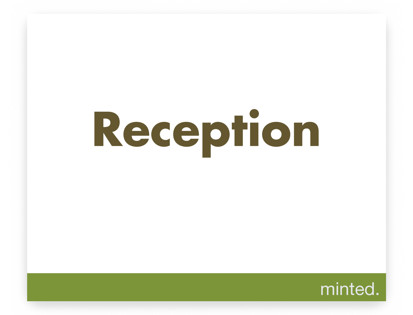 This is a charcoal wedding signs with standard by Minted Custom called landscape custom printing on doublethick in standard