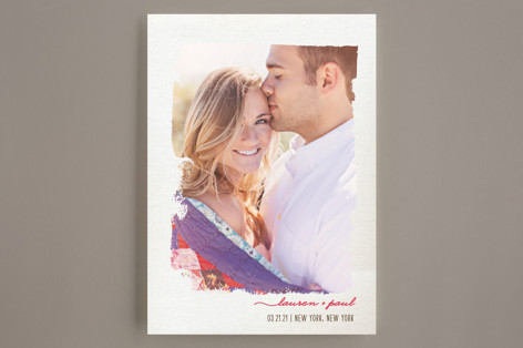 Painted Beauty Retired Save The Date Cards