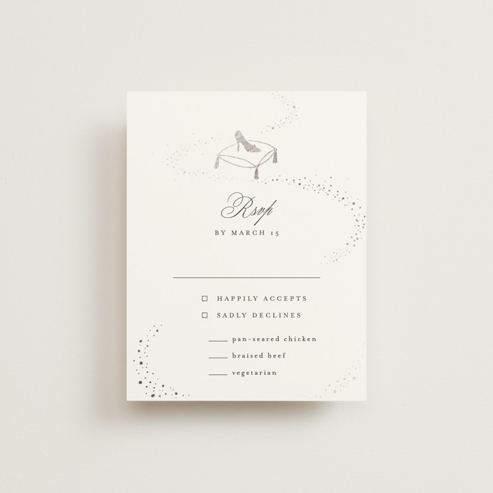 Disney's Cinderella Castle Foil-Pressed RSVP Cards by Kelly Schmidt ...