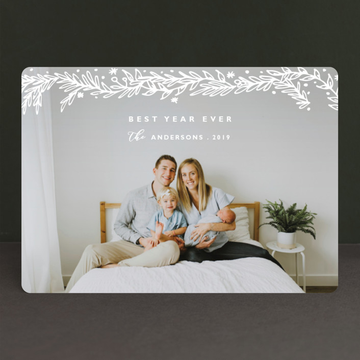 "The Holidays" - Holiday Photo Cards in Stone by Elly.